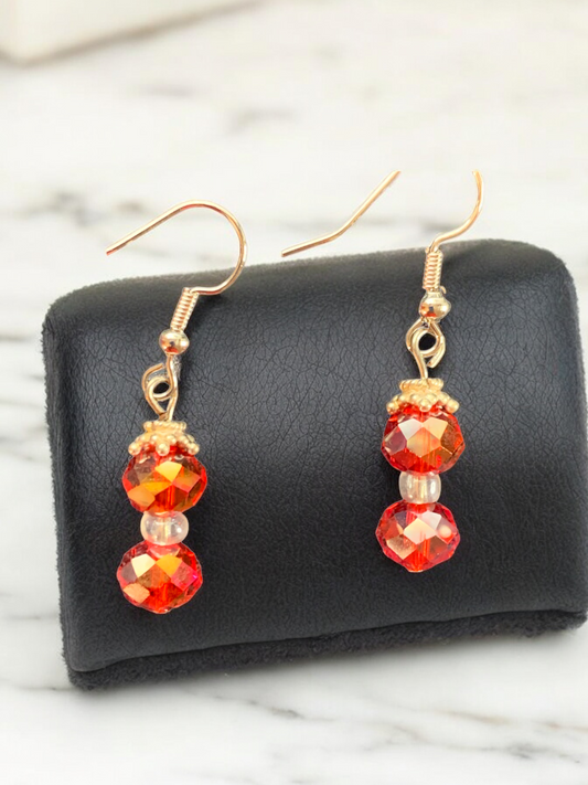 Pumpkin color earrings (orange)