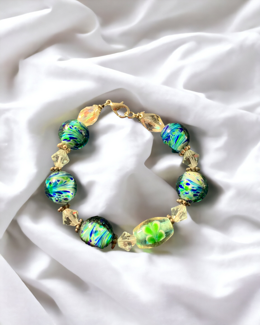 Ocean green women bracelet