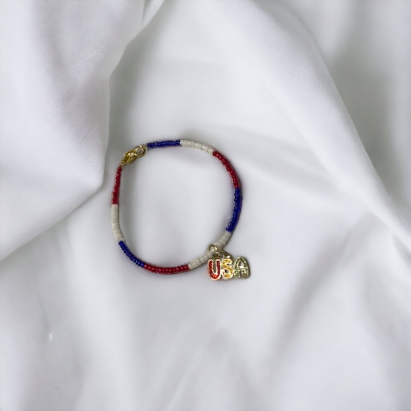 Patriotic bracelet set (gold or silver color)