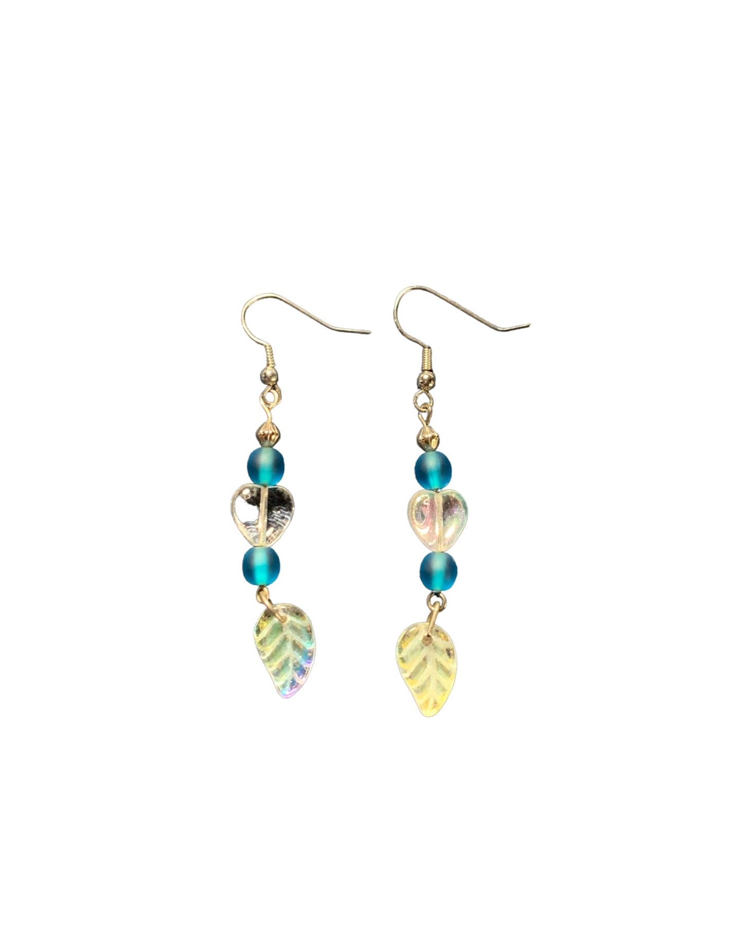 Teal color earrings