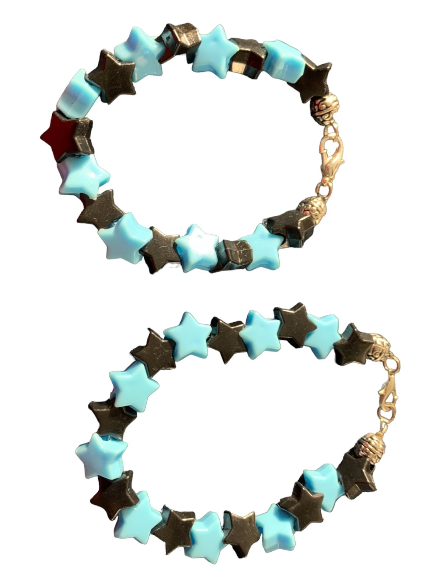 Mother and daughter matching stars bracelets