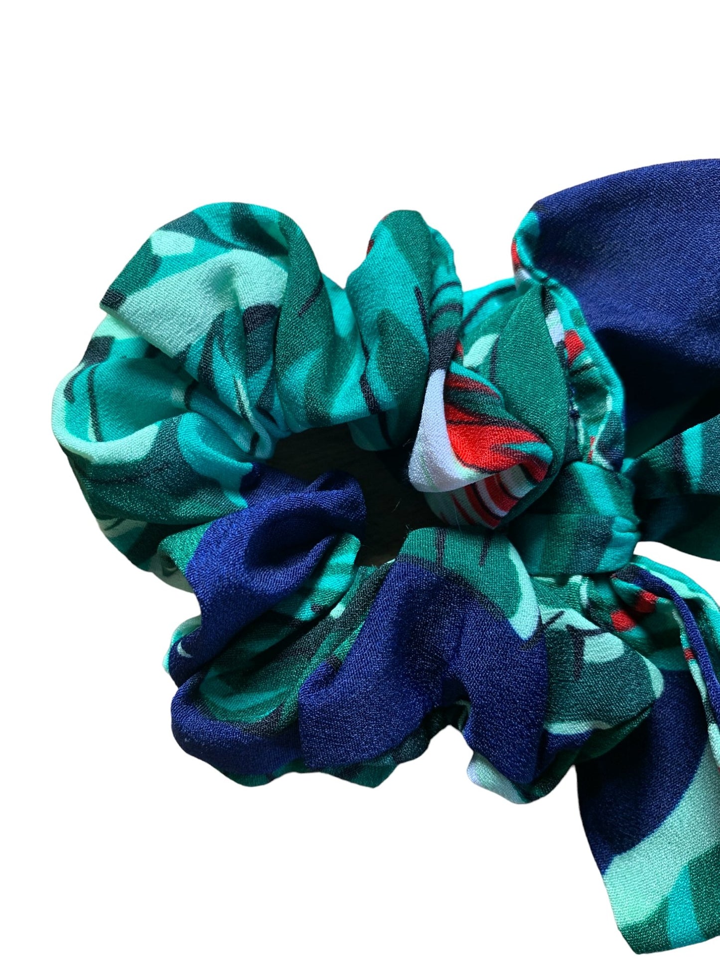 Hair scarf scrunchie- Green