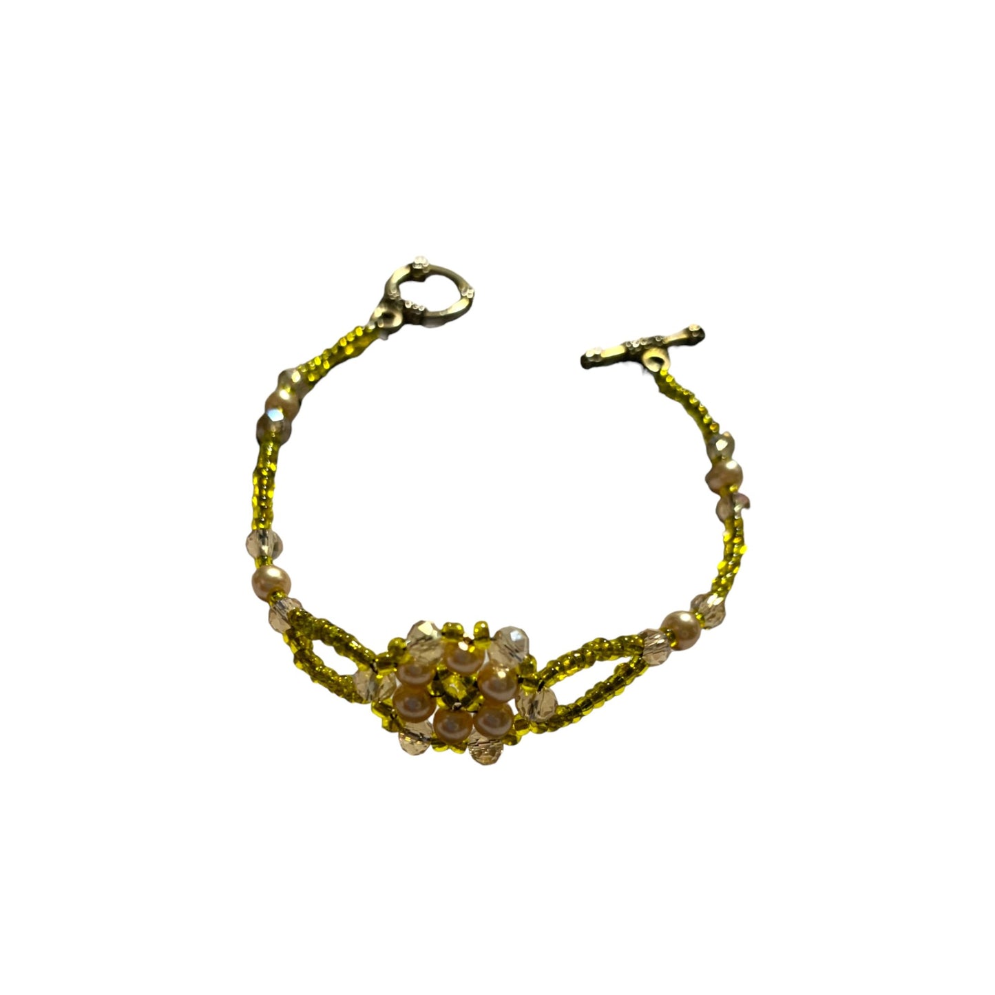 Yellow flower bracelet